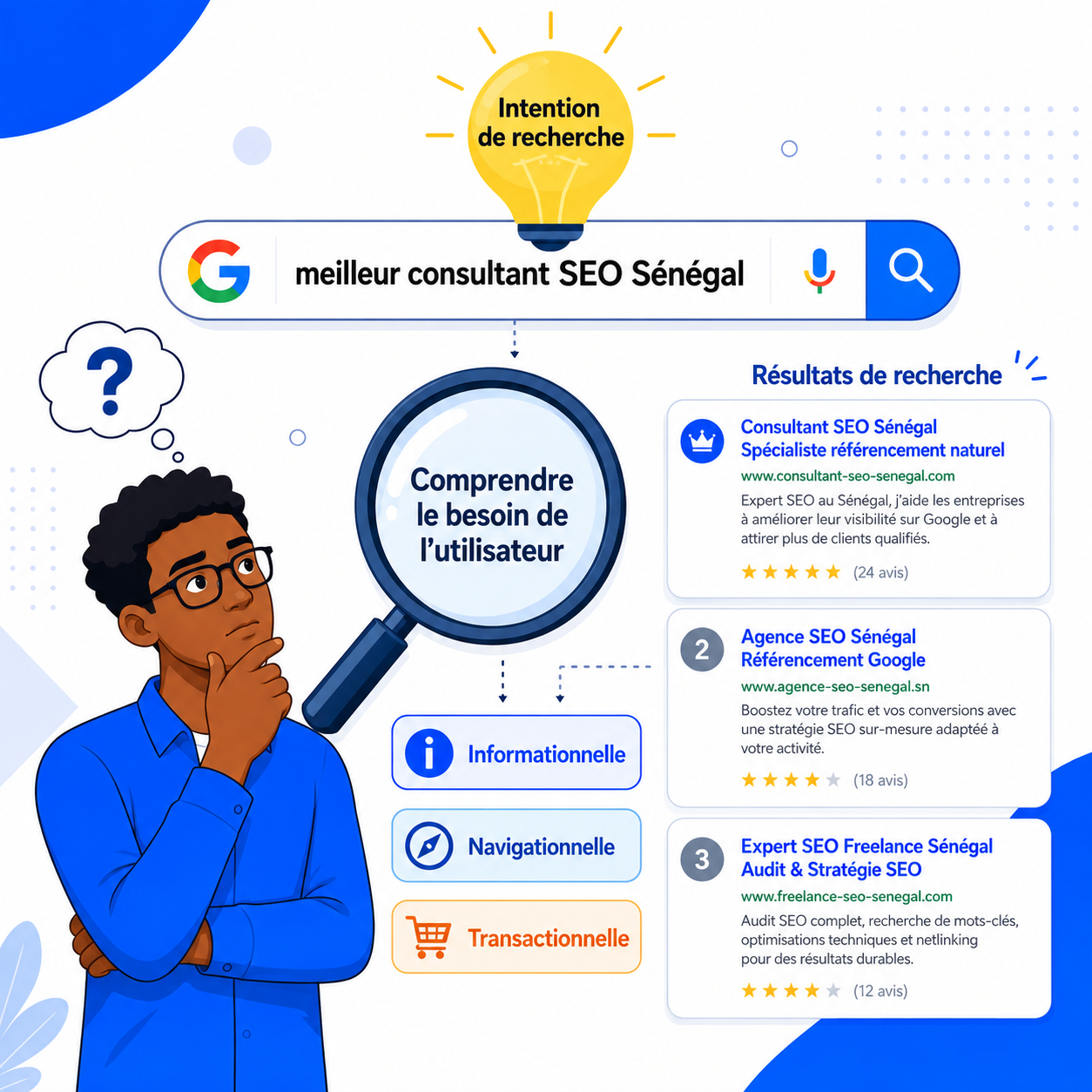 intention de recherche- expert seo geo sénégal afrique fatou bandia