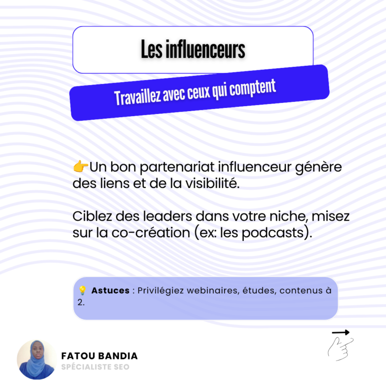 netlinking strat influenceurs fatou bandia