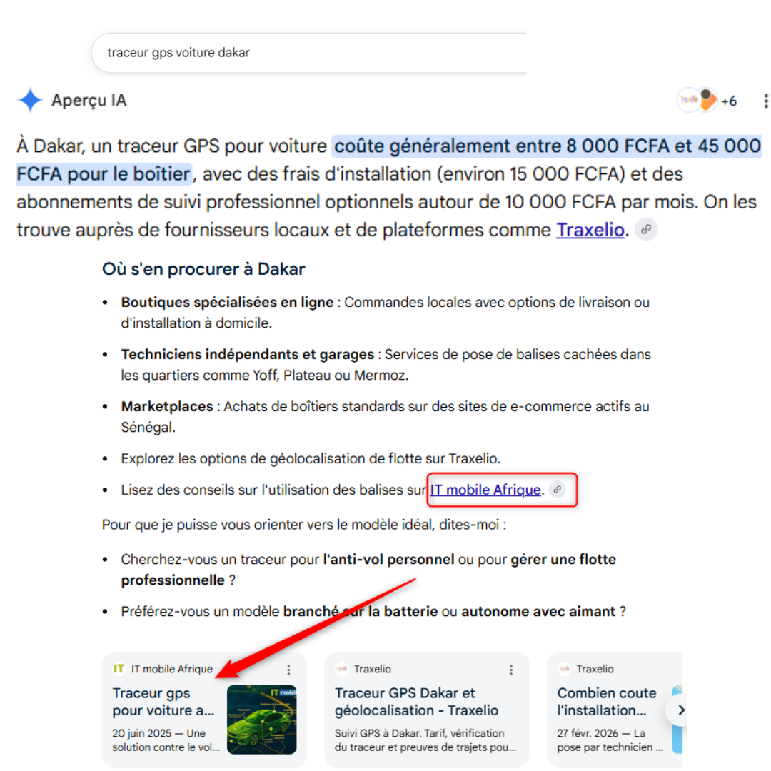 AI overviews strat ia fatou bandia