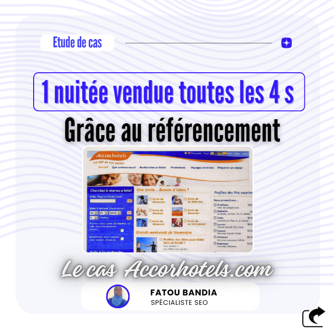 SEO international - cas accor hotel analyse fatou bandia consultante seo sénégal afrique